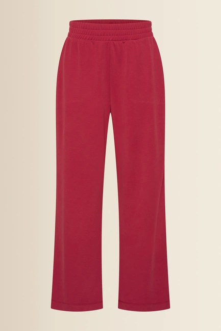 Wijde jersey broek
