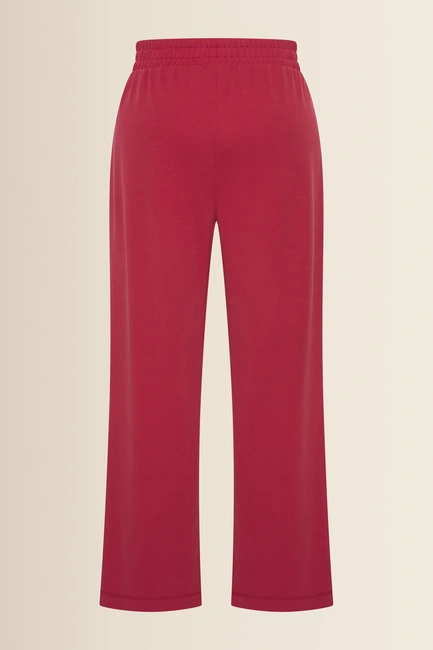 Wijde jersey broek