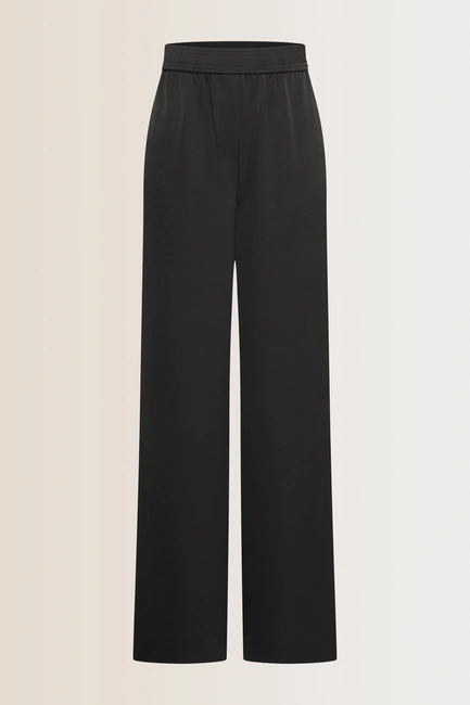Wijde satijnen broek