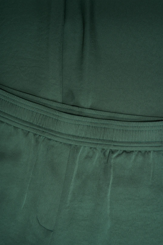 Wijde satijnen broek