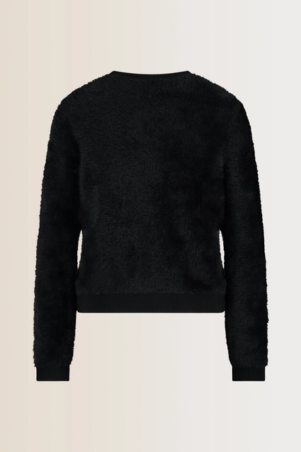 Zacht vest met knoopsluiting