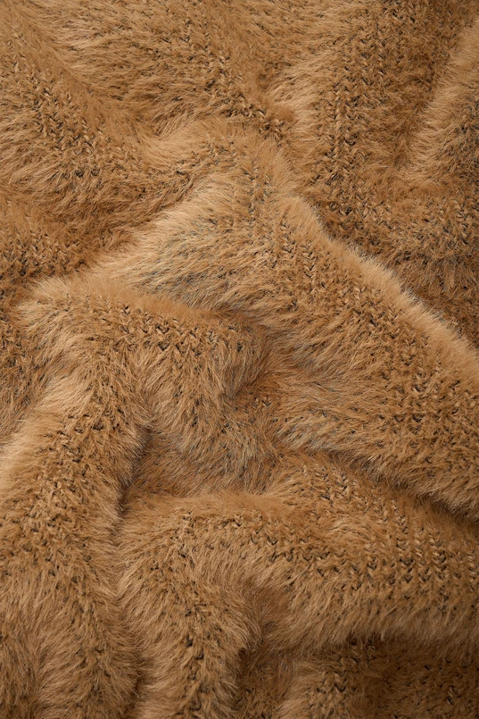 Zacht vest met knoopsluiting