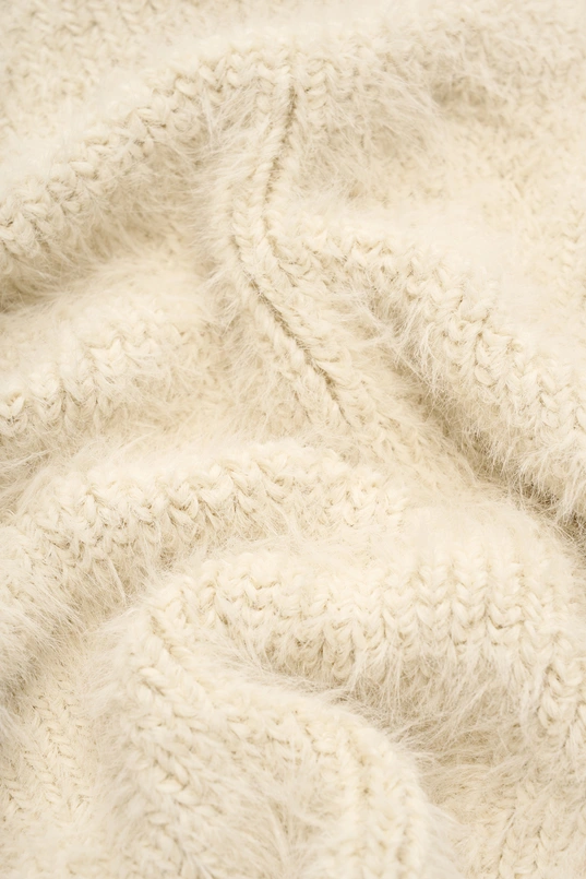 Zacht vest met knoopsluiting